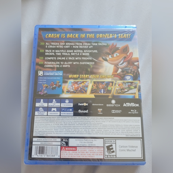 Playstation 4 CTR crash team racing nitro fueled - Picture 2 of 2